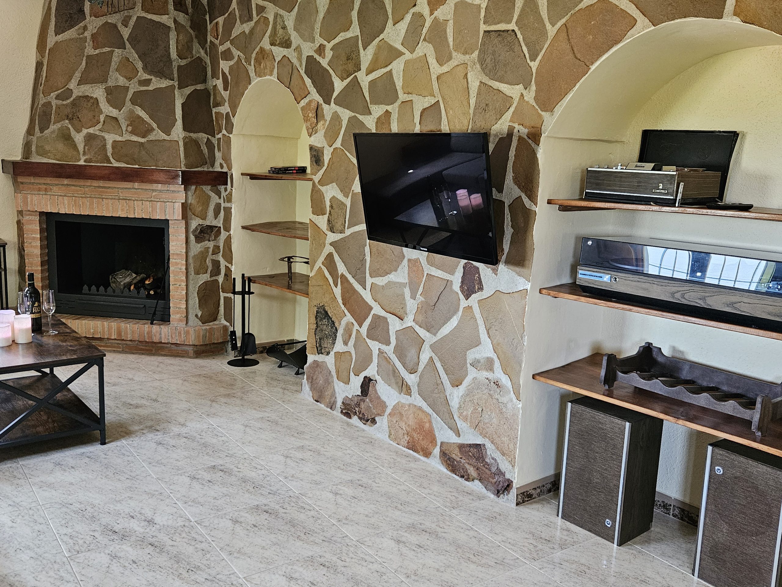 Interior Salon Casa Rural Arbuniel